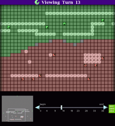 Viewing a game played at barricade.map